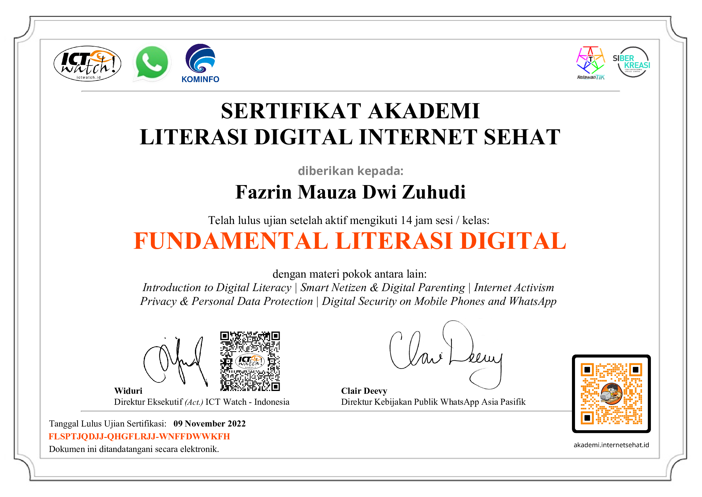 Fundamental Literasi Digital